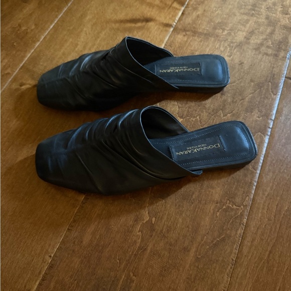Donna Karan Black Mules - Picture 1 of 2